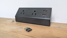 Desk edge power for sale  Alexandria