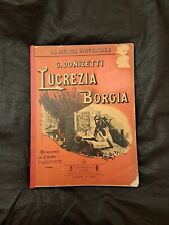 Spartito donizetti lucrezia usato  Rivoli