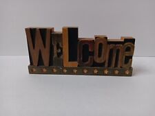 Rustic wooden welcome for sale  Atlantic