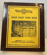 Kit Magnuson Models # 439-550 Edison Street Power House madeira plástico escala HO comprar usado  Enviando para Brazil