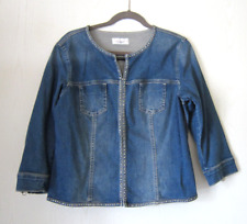 Jeansjacke pailetten linea gebraucht kaufen  Velpke