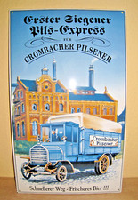 Krombacher emaille schild gebraucht kaufen  Cochem