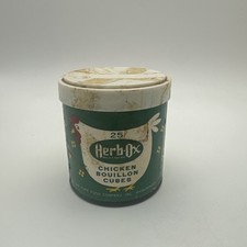 Caldo de frango boi de ervas embalagem publicidade lata vazia MCM adereço verde comprar usado Caldo de frango boi de ervas embalagem publicidade lata vazia MCM adereço verde comprar usado  Enviando para Brazil