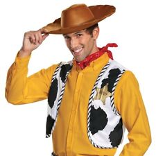 Usado, Disney Pixar Toy Story Woody Cowboy Kit Chapéu Colete Bandana Halloween Vestir comprar usado  Enviando para Brazil