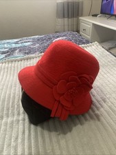 Ladies red felt for sale  MANCHESTER