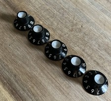 5 Vintage 1976 Fender SILVERFACE Amp Knobs Deluxe Reverb Twin Vibro Amplificador  comprar usado  Enviando para Brazil