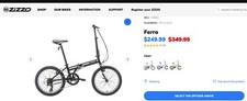 Zizzo folding bike for sale  Woodbridge
