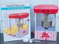 Chaleira de mesa Nostalgia 10 xícaras máquina de pipoca - Vermelho e branco comprar usado  Enviando para Brazil
