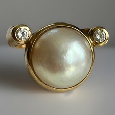 Mabe pearl diamond for sale  BRIDGWATER