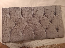 Crushed velvet headboard for sale  WALTHAM CROSS