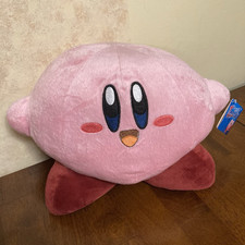 KIRBY SQUEAK SQUAD BRINQUEDO DE PELÚCIA ROSA BICHO 2008 FESTA MARIO COM ETIQUETA 9”x14” comprar usado  Enviando para Brazil