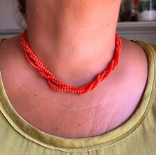 Collana antica corallo usato  Torre del Greco