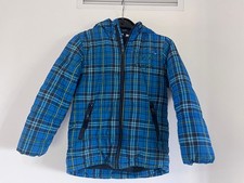 Winterjacke 128 blau gebraucht kaufen  Villmar