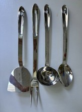 Utensilios de cocina de acero inoxidable con 4 piezas totalmente revestidos segunda mano  Embacar hacia Mexico