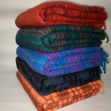 Usado, Cobertor de lã de iaque do Himalaia 200x100 cm lança cobertor de meditação multicolorido comprar usado  Enviando para Brazil