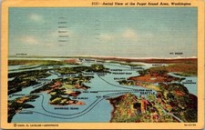 Vintage postcard aerial for sale  Vallejo