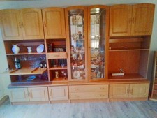 Massivholz schrankwand wohnzim gebraucht kaufen  Döbeln