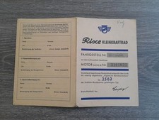 Rixe kleinkraftrad betriebserl gebraucht kaufen  Bochum