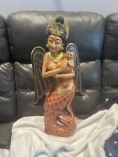 Wooden mermaid angel for sale  White Oak