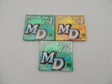 Minidisc MD - Maxell 74 min. Colour - Neuf Lot de 3 MD Mini Disc comprar usado Minidisc MD - Maxell 74 min. Colour - Neuf Lot de 3 MD Mini Disc comprar usado  Enviando para Brazil