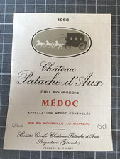 Etiquette vin médoc d'occasion  Bordeaux-