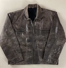 Vintage heavy leather for sale  ROYSTON