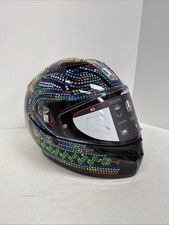 Capacete AGV K3 Rossi teste de inverno 2018 azul/verde pequeno, usado comprar usado  Enviando para Brazil