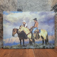 Cowboy canvas wall for sale  Humble