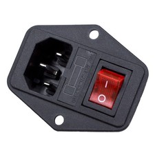 Interruptor Conector Maquina Arcade 3 Pinos IEC320 Bartop Interruptor LED Desligado, usado comprar usado  Enviando para Brazil
