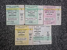 England tickets 1960 for sale  SOUTHAMPTON