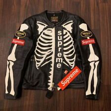 Jaqueta Supreme Vanson Leather Bones Collaboration Bone Riders preta M  comprar usado  Enviando para Brazil