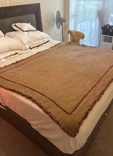 Cashmere blanket size for sale  LONDON