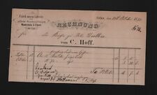 Salza rechnung 1874 gebraucht kaufen  Leipzig