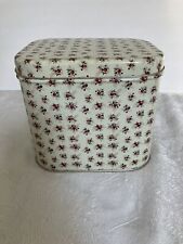 Vintage floral tin for sale  Waterbury