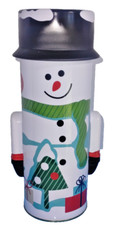 Holiday snowman tin for sale  Spartanburg