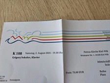 Ticket grigory sokolov gebraucht kaufen  Bad Oldesloe