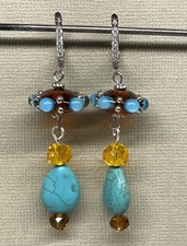 Handmade earrings lampwork for sale  Traverse City