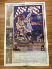 Cartaz original do filme Star Wars (1977) 27 x 41 ESTILO D dobrado uma folha comprar usado Cartaz original do filme Star Wars (1977) 27 x 41 ESTILO D dobrado uma folha comprar usado  Enviando para Brazil