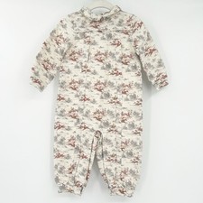 Macacão Polo Ralph Lauren Bebê Menino Toile De Jouy Estampa Equestre Uma Peça 12M comprar usado  Enviando para Brazil