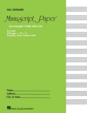 Manuscript paper standard for sale  Montgomery