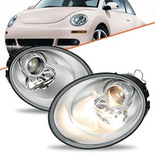 Conjunto de faróis projetores BRYGHT cromados para Volkswagen Beetle 2006-2010 com halogênio comprar usado  Enviando para Brazil