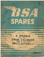 Bsa a10 orig.1954 for sale  MANSFIELD