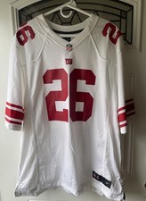 Camiseta Saquon Barkley masculina XXL branca vermelha New York Giants Nike futebol Nike, usado comprar usado  Enviando para Brazil