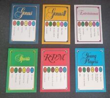 Trivial pursuits cards for sale  MARKET HARBOROUGH