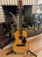 Guitarra acústica infantil vintage Harmony H0201 modelo pronto para tocar, muito legal! comprar usado  Enviando para Brazil