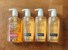 Lote de 3 Neutrogena limpador facial limpeza profunda fl oz 6,7 e lavagem acne sem óleo, usado comprar usado  Enviando para Brazil