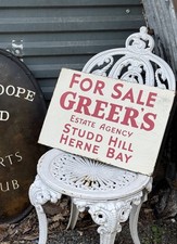 Enamel double sided for sale  HERNE BAY