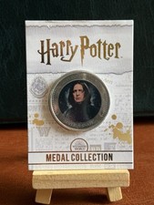 Usado, CARTÃO HARRY POTTER COM MEDALHA SNAPE ALAN RICKMAN J K ROWLING WARNER BROS PRATA comprar usado  Enviando para Brazil