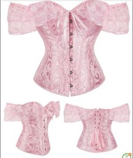 Bustier corset rose d'occasion  La Chapelle-Saint-Luc