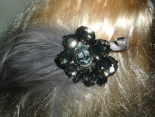 Glamorous gray feather for sale  Clinton